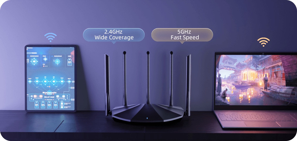 Router Wifi 6 Tenda Tx2 Pro Cổng Gigabit Băng Tần Kép 7 Router Wifi 6 Tenda Tx2 Pro Cổng Gigabit Băng Tần Kép - Akia Smart Home