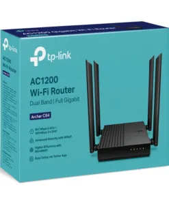 Router Wifi TP-Link C64 băng tần kép AC1200 Mumimo - AKIA Smart Home