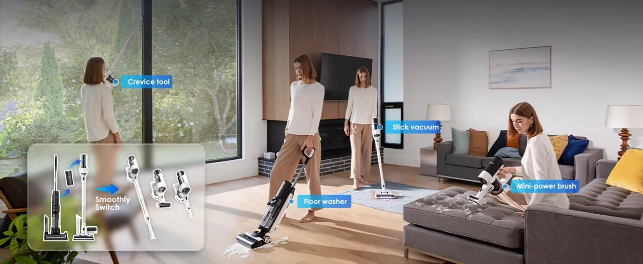 Máy Hút Bụi Lau Sàn Dreame H15 Pro Heat – Lực Hút Mạnh 2 Tineco Floor One S7 Combo Máy Lau Nhà Kết Hợp Hút Bụi Đa Năng - Akia Smart Home