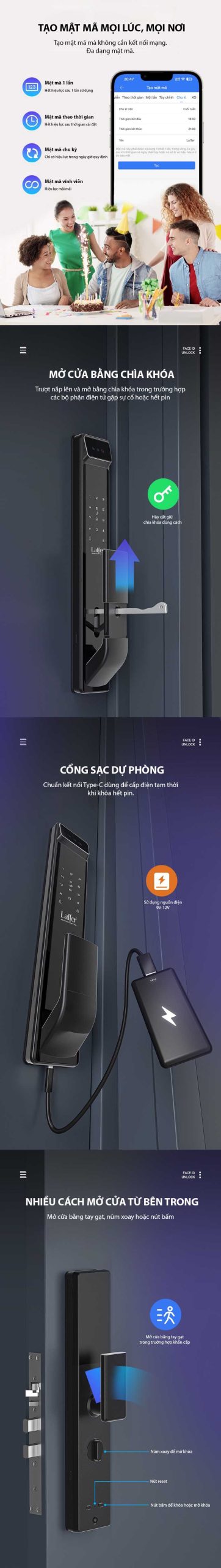 Khoá Nhận Diện Khuôn Mặt Laffer Fd02 5 Khoá Nhận Diện Khuôn Mặt Laffer Fd02