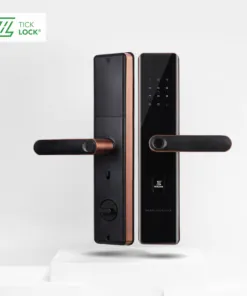 Khoá vân tay thông minh Ticklock SL07 Red Bronze - AKIA Smart Home