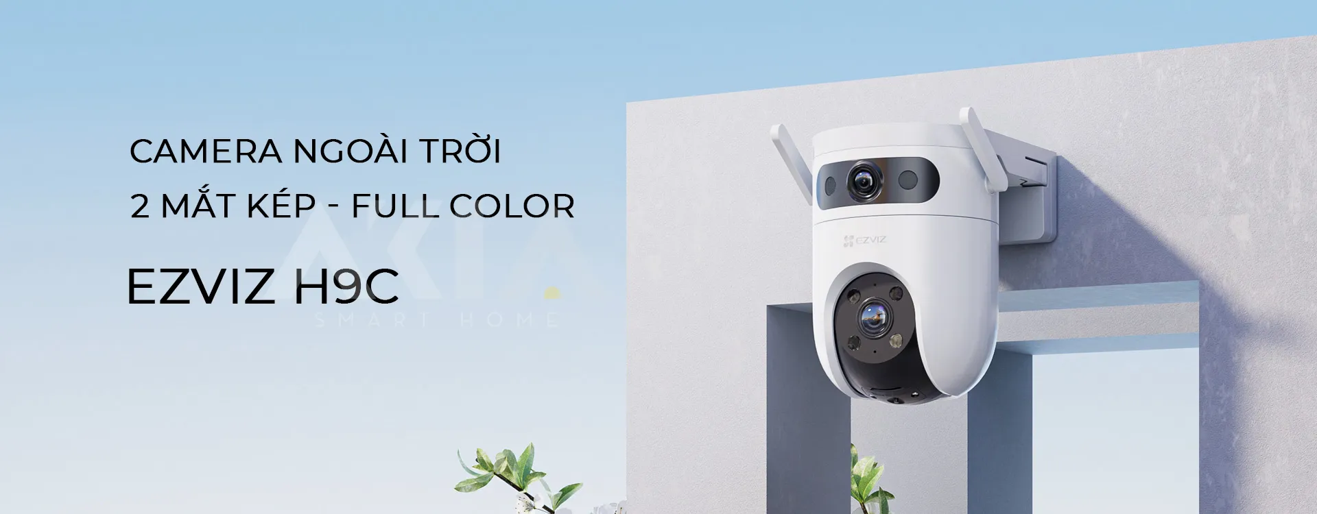 Camera Ngoài Trời 2 Mắt Kép Ezviz H9C 2 Camera Ngoài Trời 2 Mắt Kép Ezviz H9C - Akia Smart Home