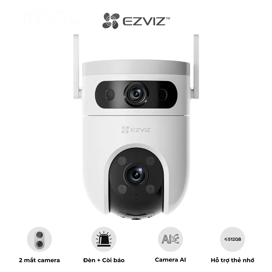 Camera ngoài trời 2 mắt kép Ezviz H9c - AKIA Smart Home