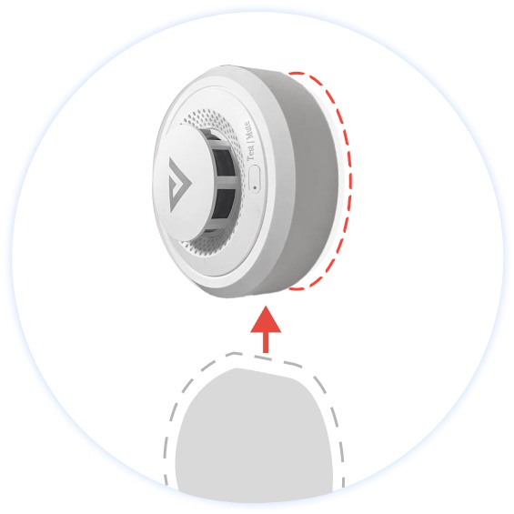 Cảm Biến Khói Vconnex Không Dây Bluetooth Mesh 4 Cảm Biến Khói Vconnex Không Dây Bluetooth Mesh - Akia Smart Home