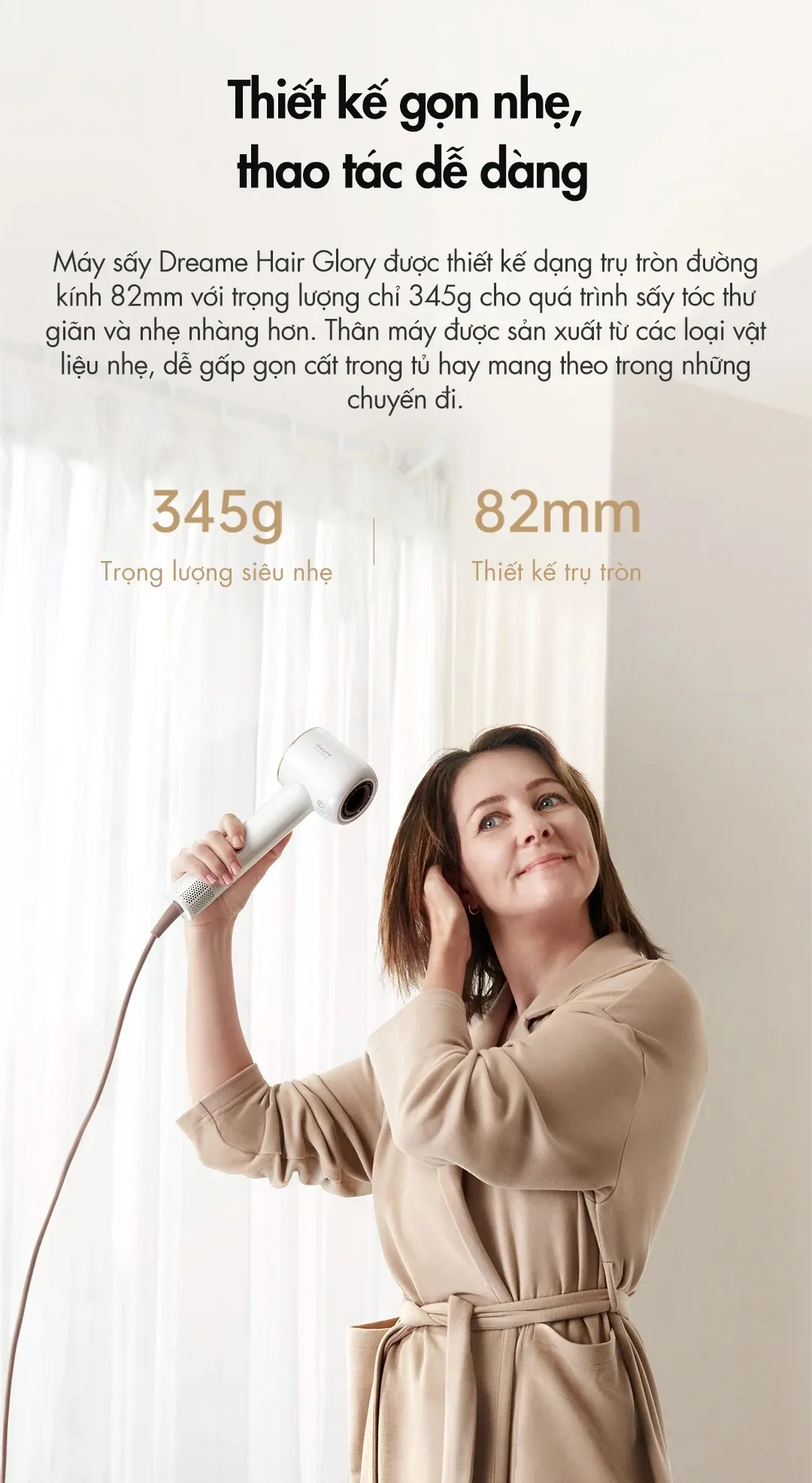 Máy Sấy Tóc Dreame Hair Glory 24 Máy Sấy Tóc Dreame Hair Glory