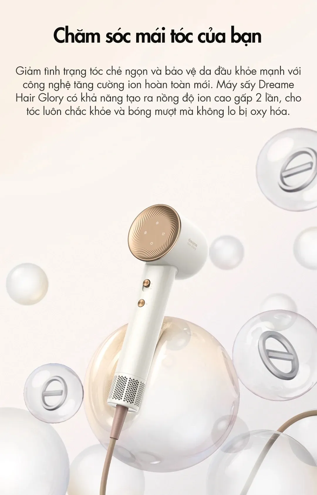 Máy Sấy Tóc Dreame Hair Glory 25 Máy Sấy Tóc Dreame Hair Glory