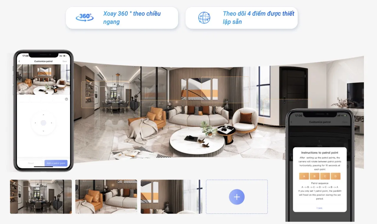 Camera 2 Mắt Trong Nhà Ezviz H7C Dual 4Mp+4Mp 17 Camera 2 Mắt Trong Nhà Ezviz H7C Dual - Akia Smart Home