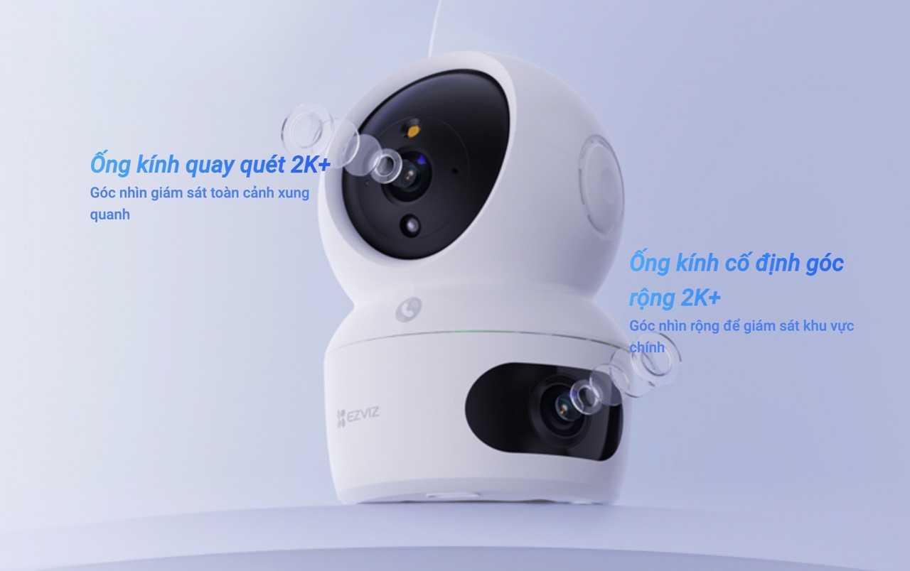 Camera 2 Mắt Trong Nhà Ezviz H7C Dual - Akia Smart Home