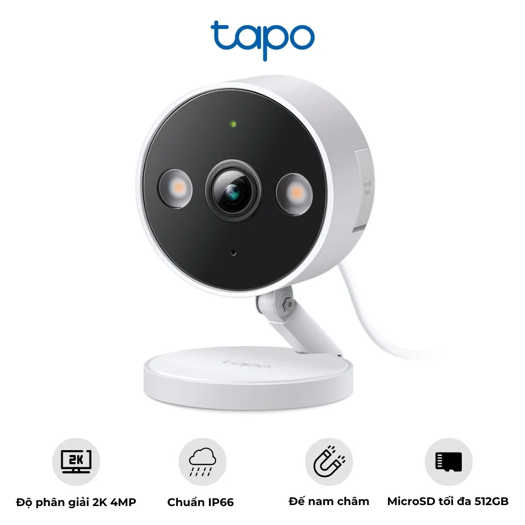 Camera wifi Tapo C120 trong nhà và ngoài trời 2K 4MP - AKIA Smart Home