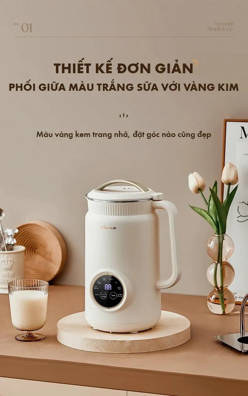 Máy Làm Sữa Hạt Bear Djj-D06W5 Đa Năng 17 Máy Làm Sữa Hạt Bear Djj-D06W5 Đa Năng - Akia Smart Home