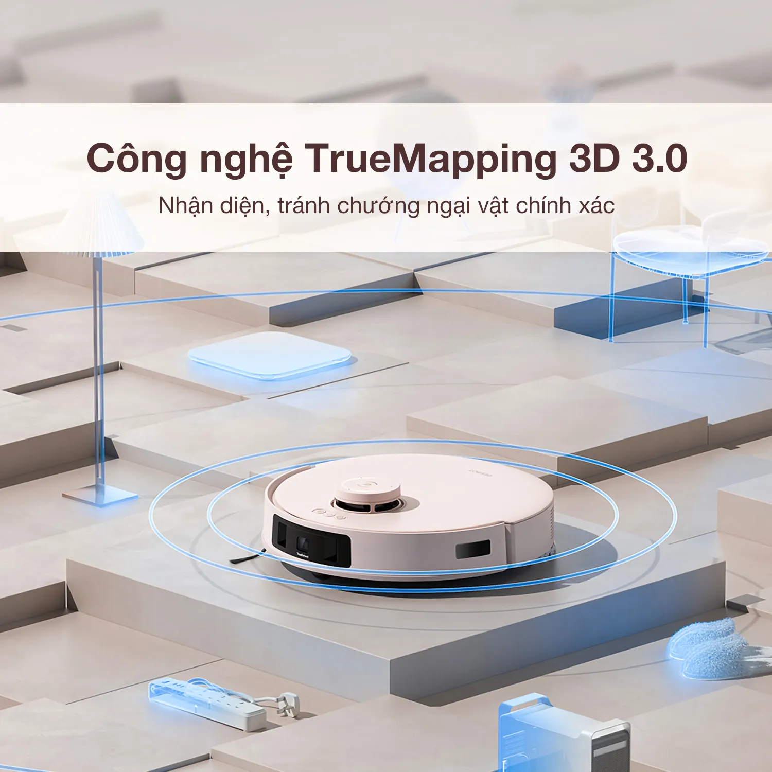 Robot Hút Bụi Lau Nhà Ecovacs T30 Pro Omni 26 Robot Hút Bụi Lau Nhà Ecovacs T30 Pro Omni - Akia Smart Home