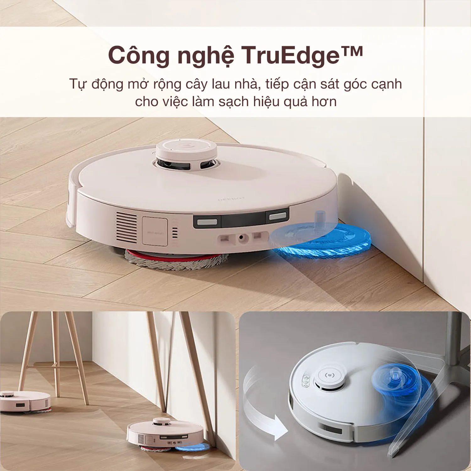 Robot Hút Bụi Lau Nhà Ecovacs T30 Pro Omni 17 Robot Hút Bụi Lau Nhà Ecovacs T30 Pro Omni - Akia Smart Home