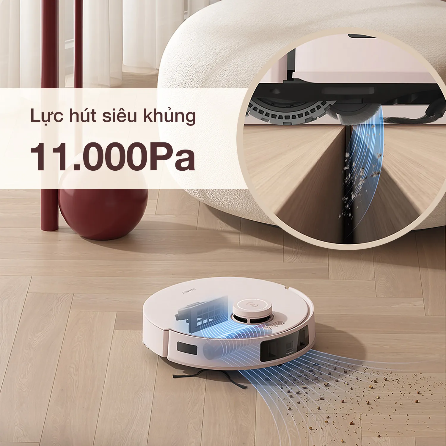 Robot Hút Bụi Lau Nhà Ecovacs T30 Pro Omni 18 Robot Hút Bụi Lau Nhà Ecovacs T30 Pro Omni - Akia Smart Home