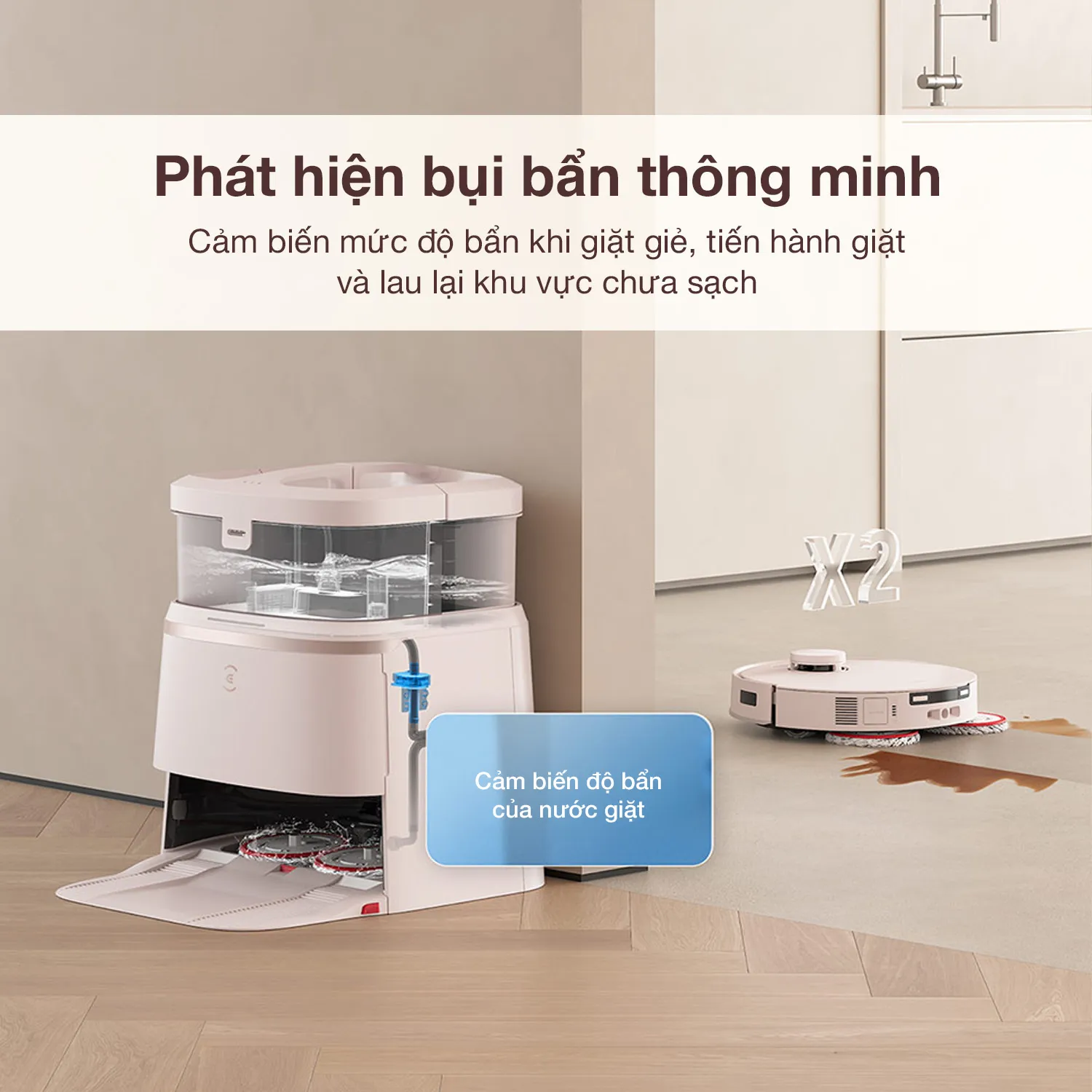 Robot Hút Bụi Lau Nhà Ecovacs T30 Pro Omni 21 Robot Hút Bụi Lau Nhà Ecovacs T30 Pro Omni - Akia Smart Home