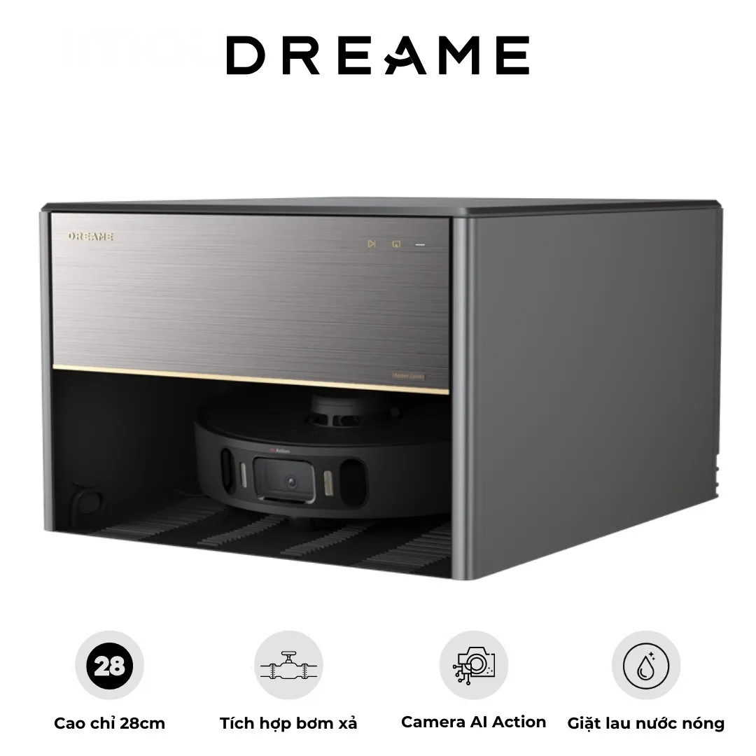 Robot hút bụi lau sàn Dreame X30 Master - AKIA Smart Home