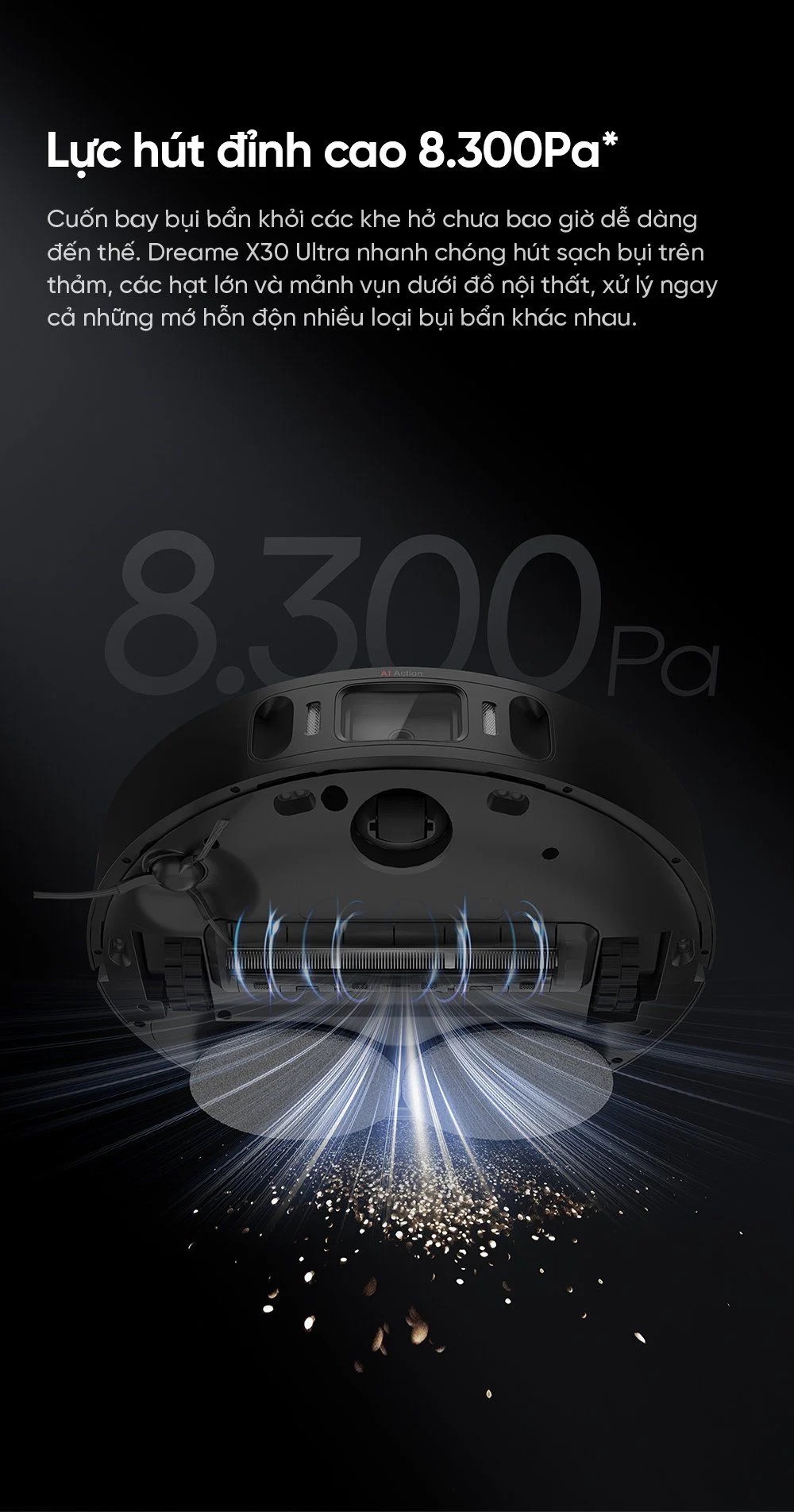 Robot Hút Bụi Lau Sàn Dreame X30 Master