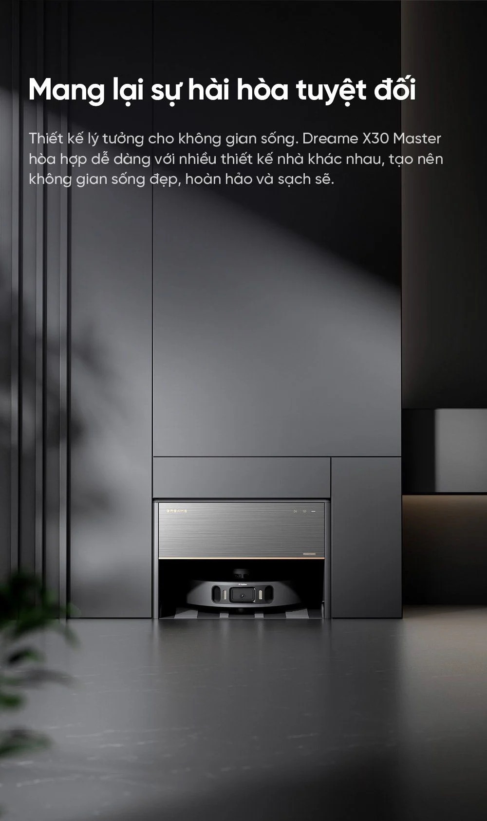 Robot Hút Bụi Lau Sàn Dreame X30 Master