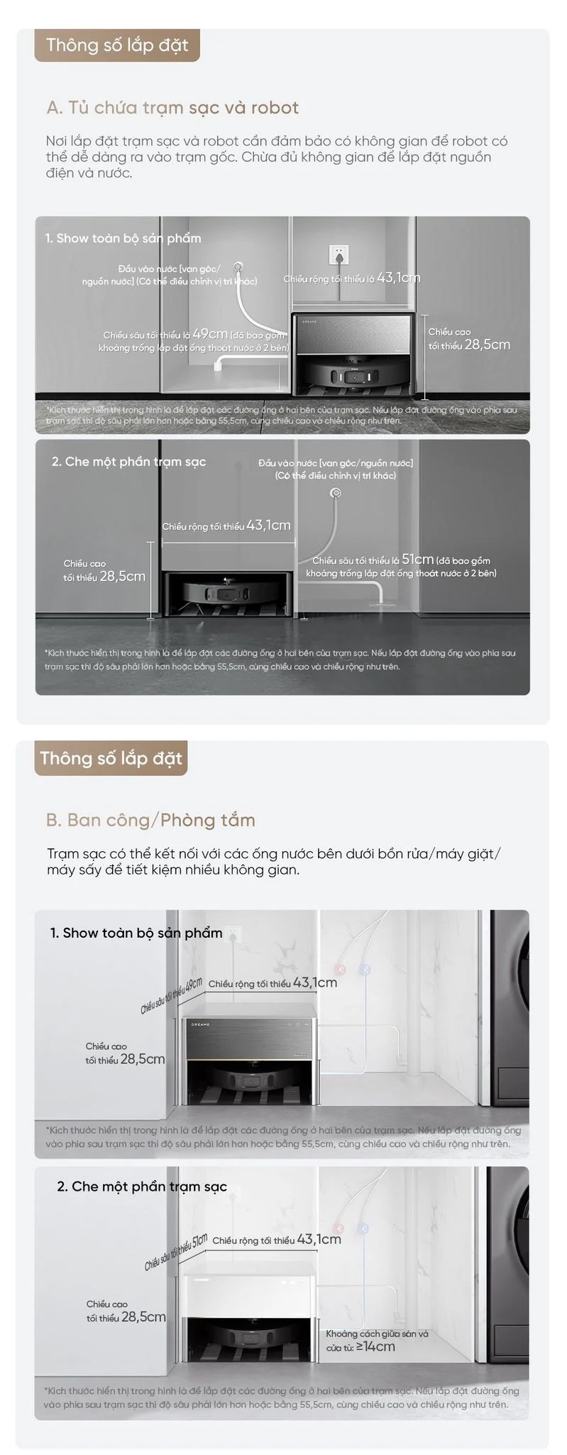 Robot Hút Bụi Lau Sàn Dreame X30 Master