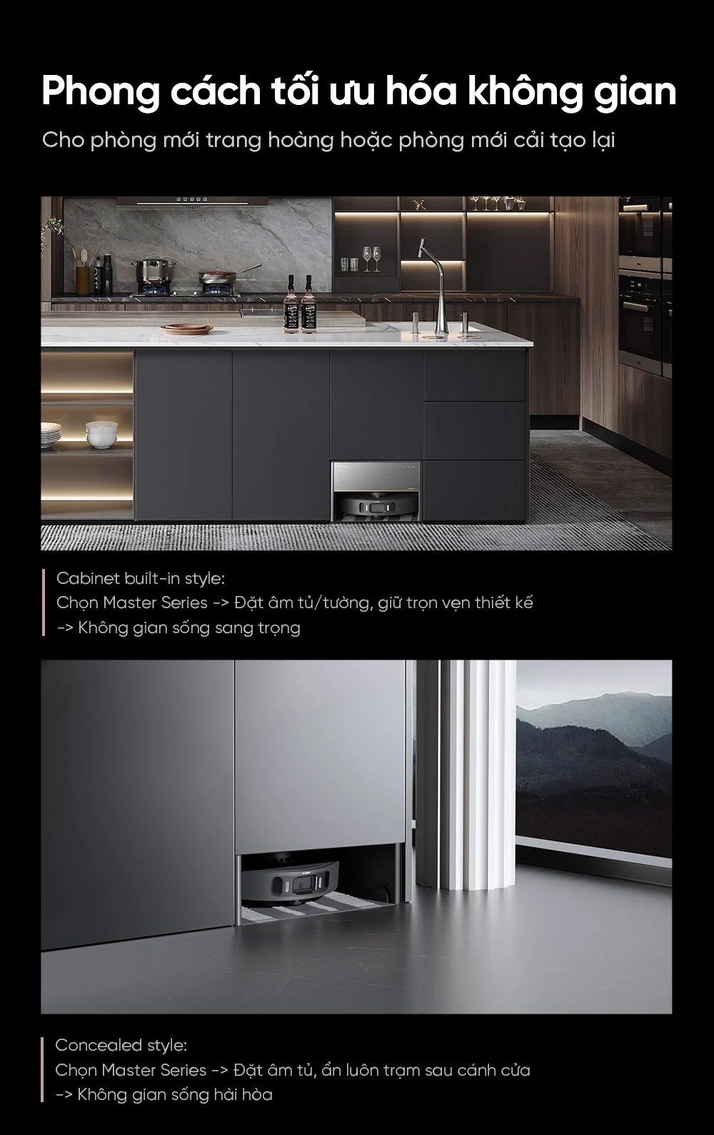 Robot Hút Bụi Lau Sàn Dreame X30 Master