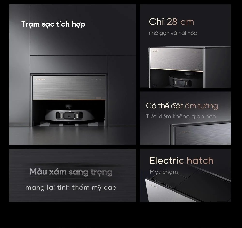 Robot Hút Bụi Lau Sàn Dreame X30 Master