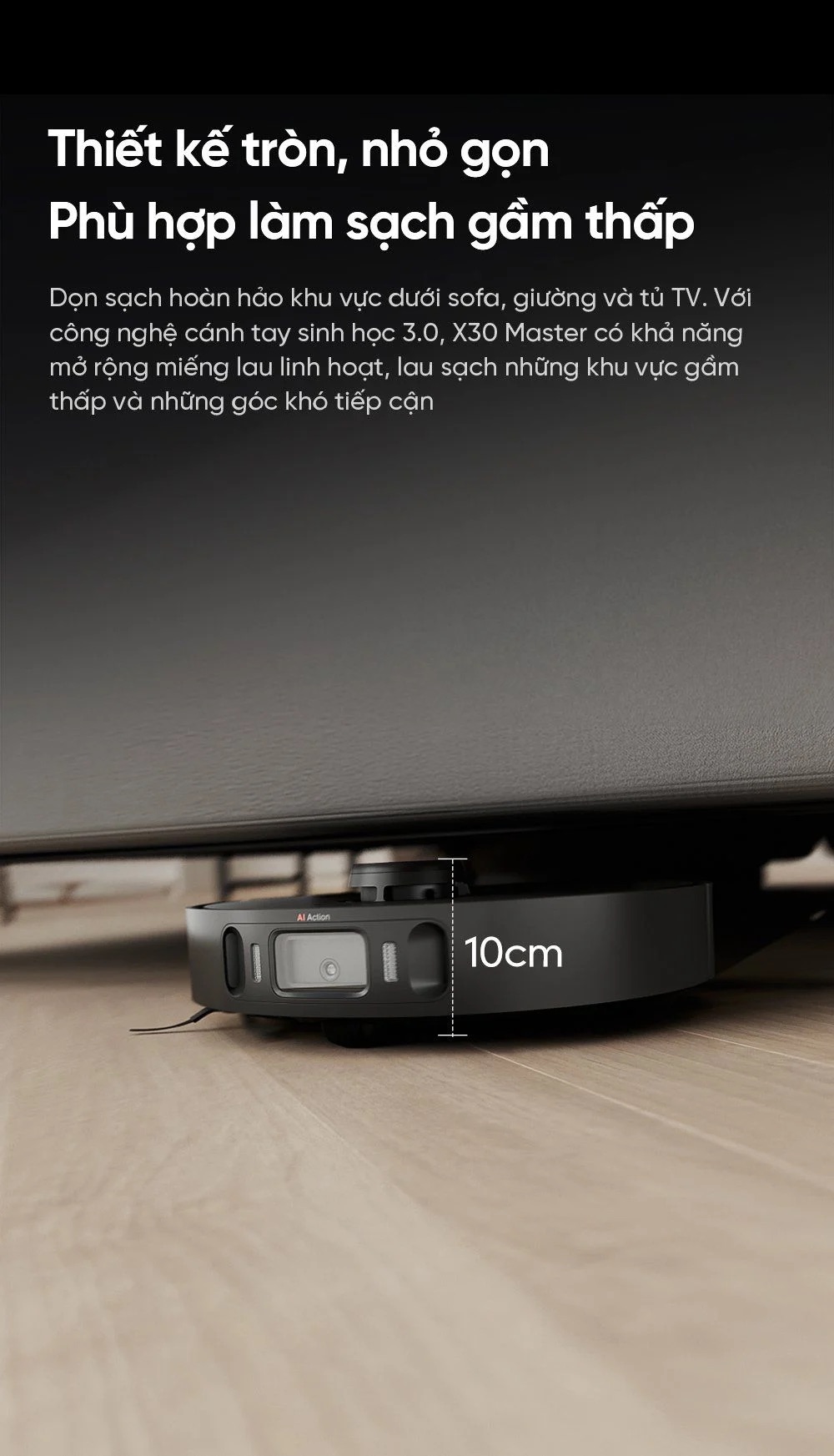 Robot Hút Bụi Lau Sàn Dreame X30 Master