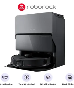 Robot lau nhà hút bụi Roborock S8 MaxV Ultra màu đen - AKIA Smart Home