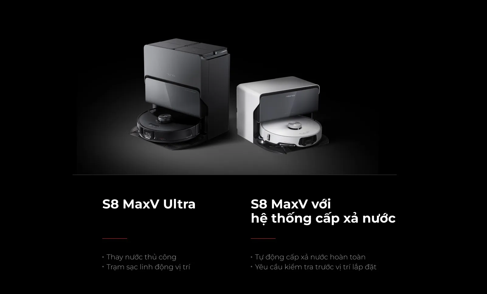 Robot Lau Nhà Hút Bụi Roborock S8 Maxv Ultra 13 Robot Lau Nhà Hút Bụi Roborock S8 Maxv Ultra Màu Đen - Akia Smart Home