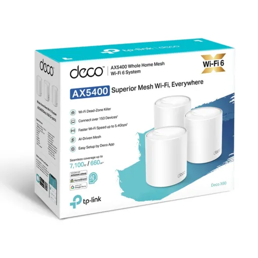 Router Wifi Mesh TP-Link Deco X60 AX5400 - AKIA Smart Home