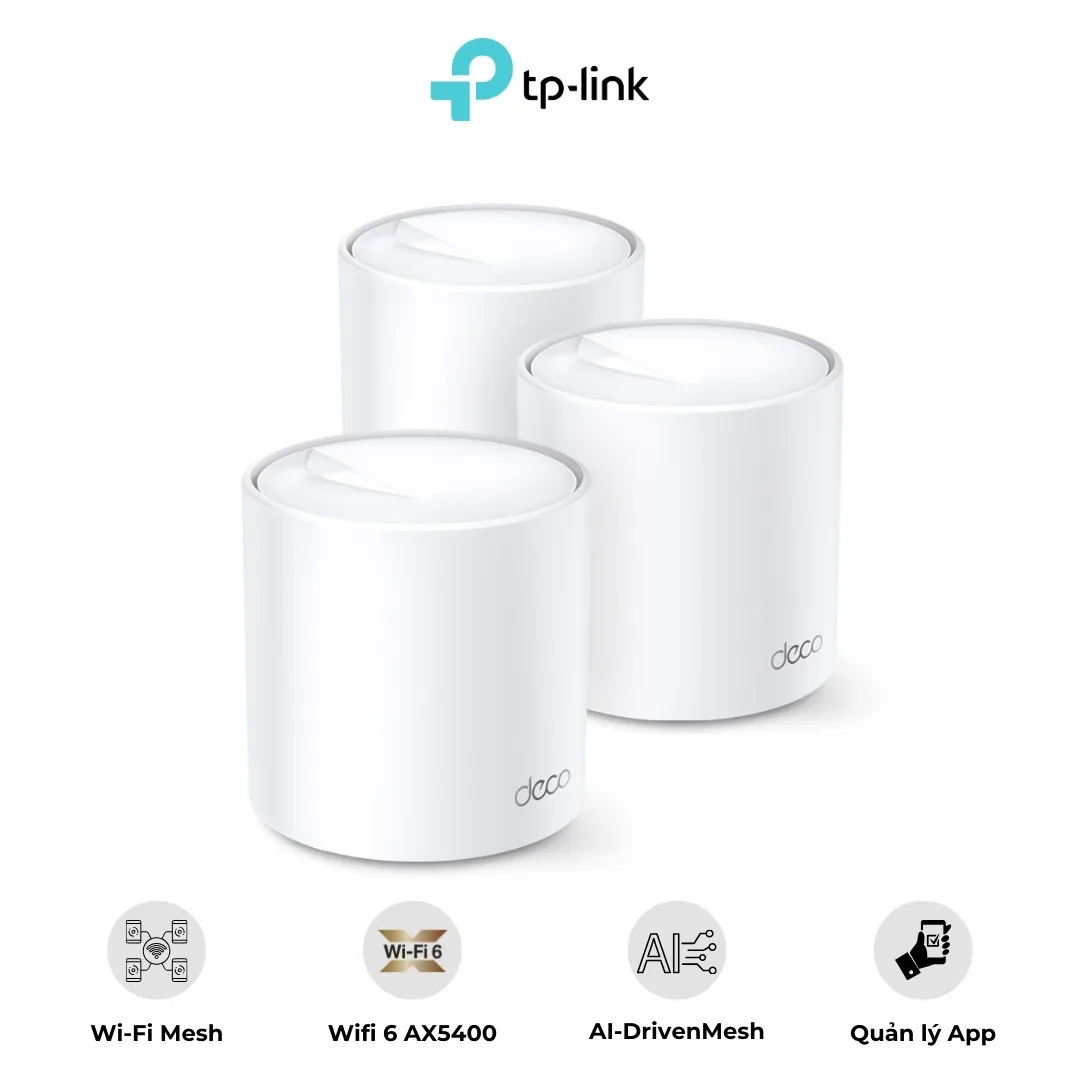 Router Wifi Mesh TP-Link Deco X60 AX5400 - AKIA Smart Home