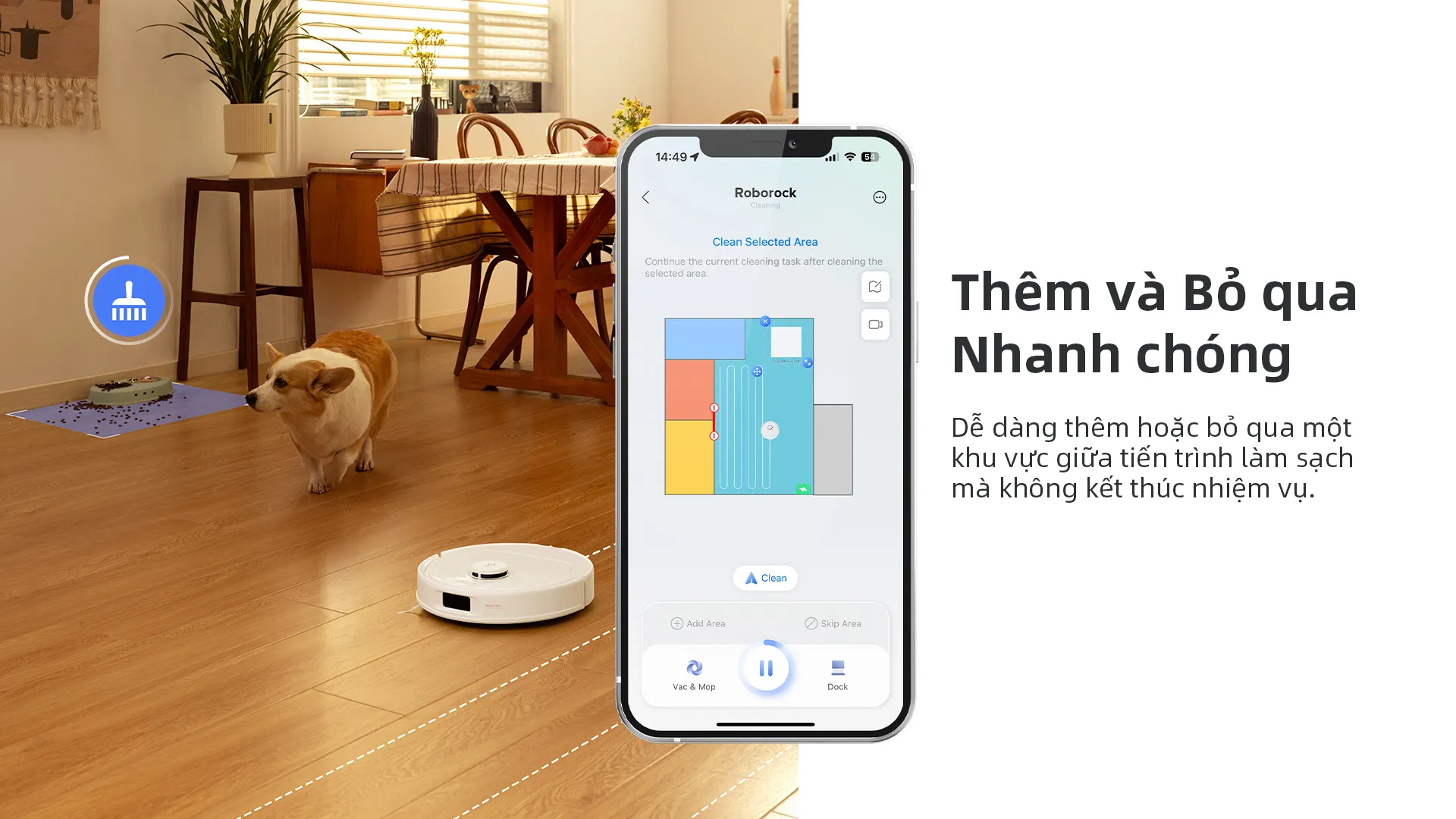 Robot Hút Bụi Lau Nhà Roborock Q Revo Pro 40 Robot Hút Bụi Lau Nhà Roborock Q Revo Pro - Akia Smart Home