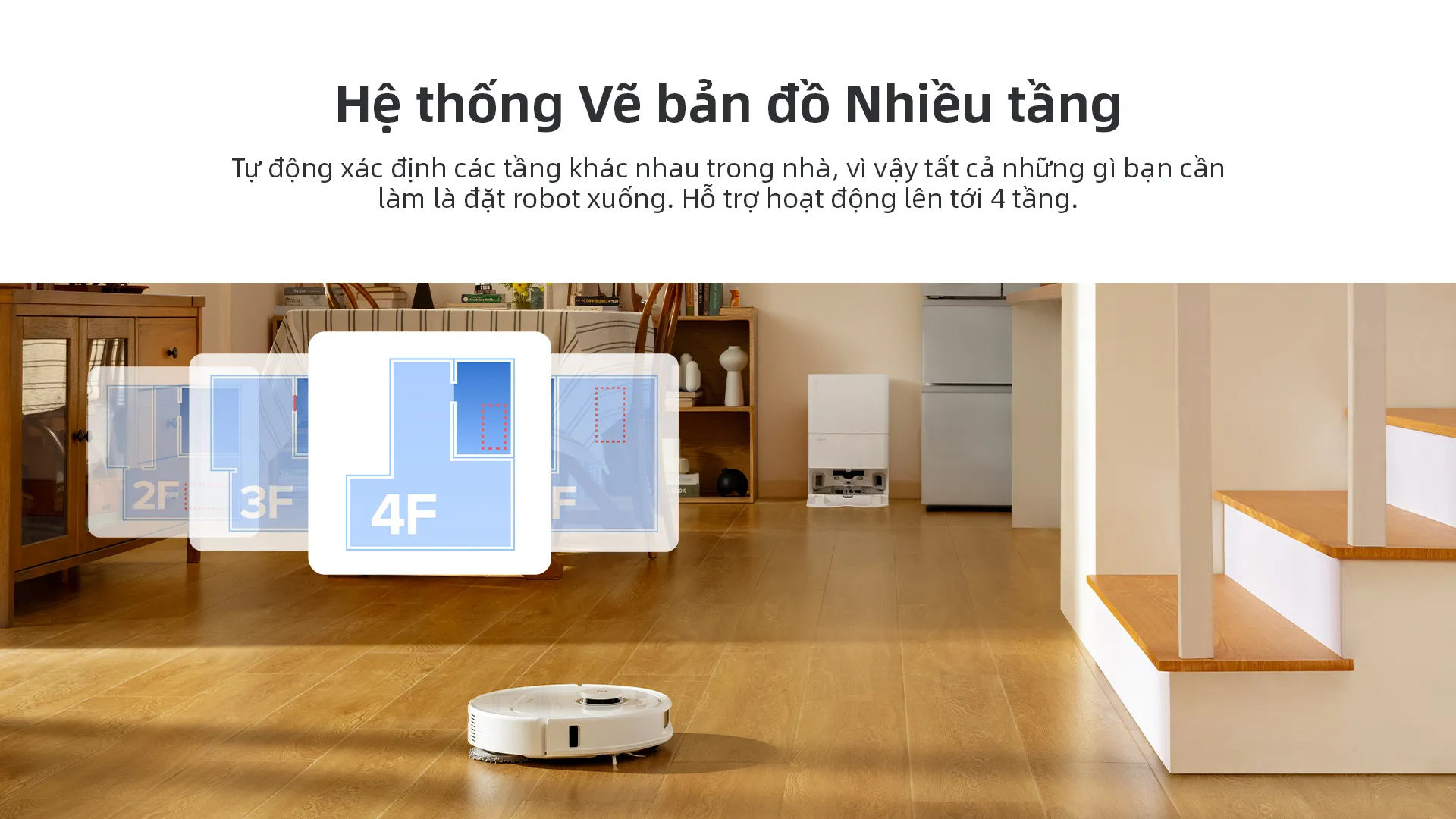 Robot Hút Bụi Lau Nhà Roborock Q Revo Pro 43 Robot Hút Bụi Lau Nhà Roborock Q Revo Pro - Akia Smart Home