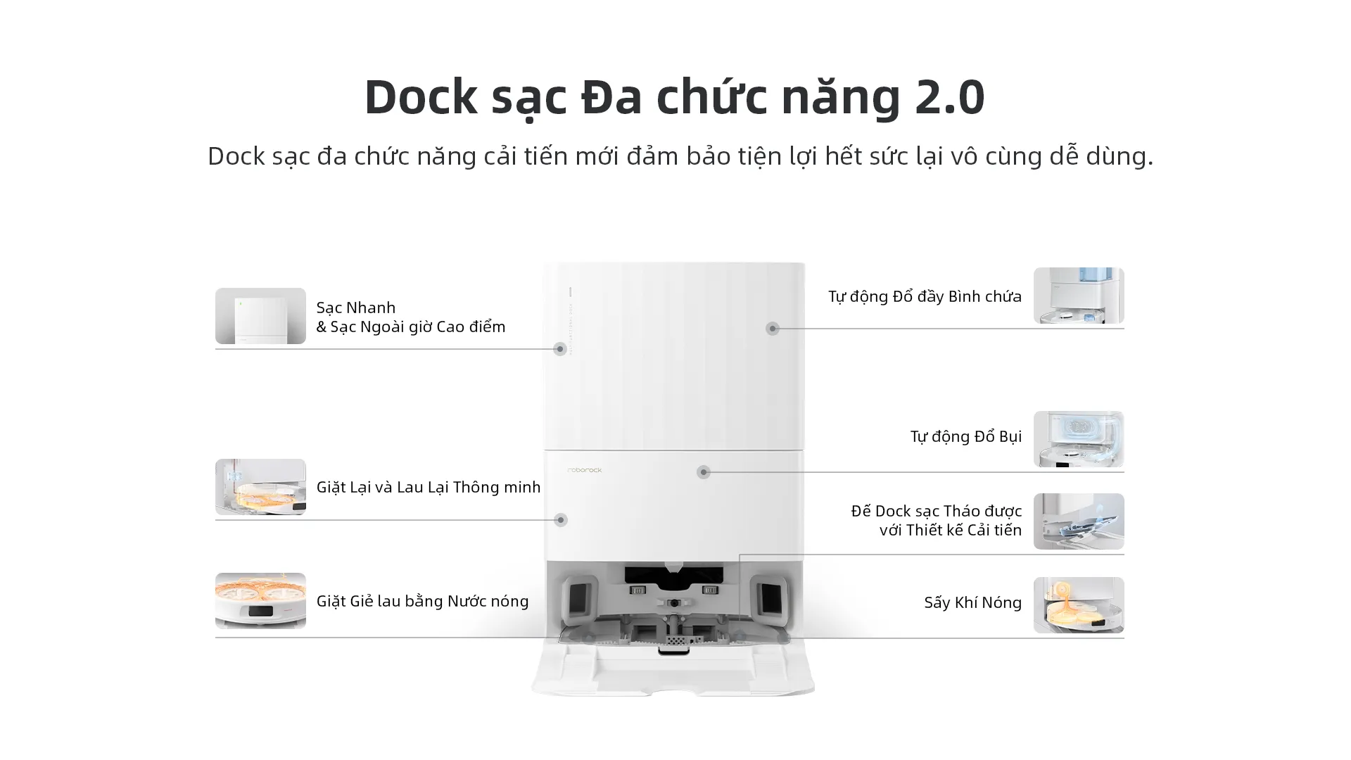 Robot Hút Bụi Lau Nhà Roborock Q Revo Pro 31 Robot Hút Bụi Lau Nhà Roborock Q Revo Pro - Akia Smart Home