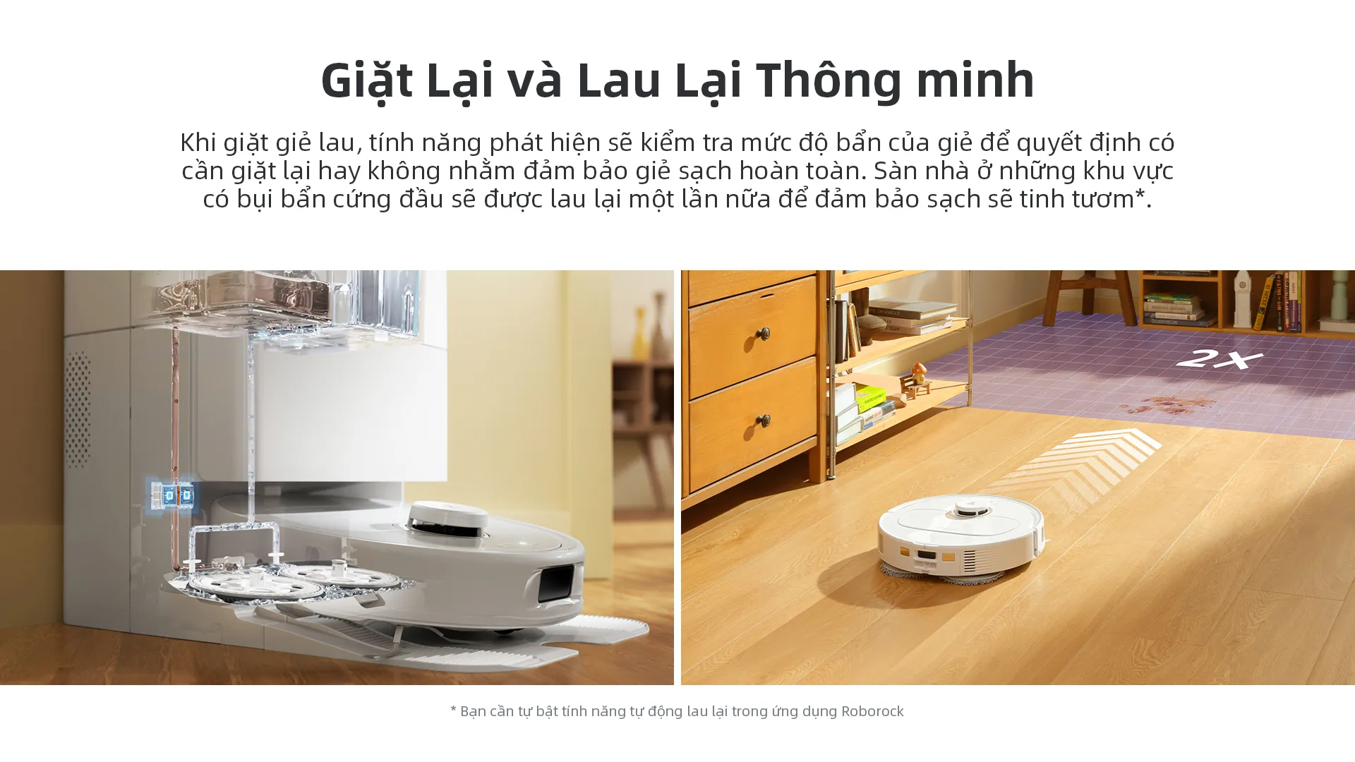 Robot Hút Bụi Lau Nhà Roborock Q Revo Pro 29 Robot Hút Bụi Lau Nhà Roborock Q Revo Pro - Akia Smart Home