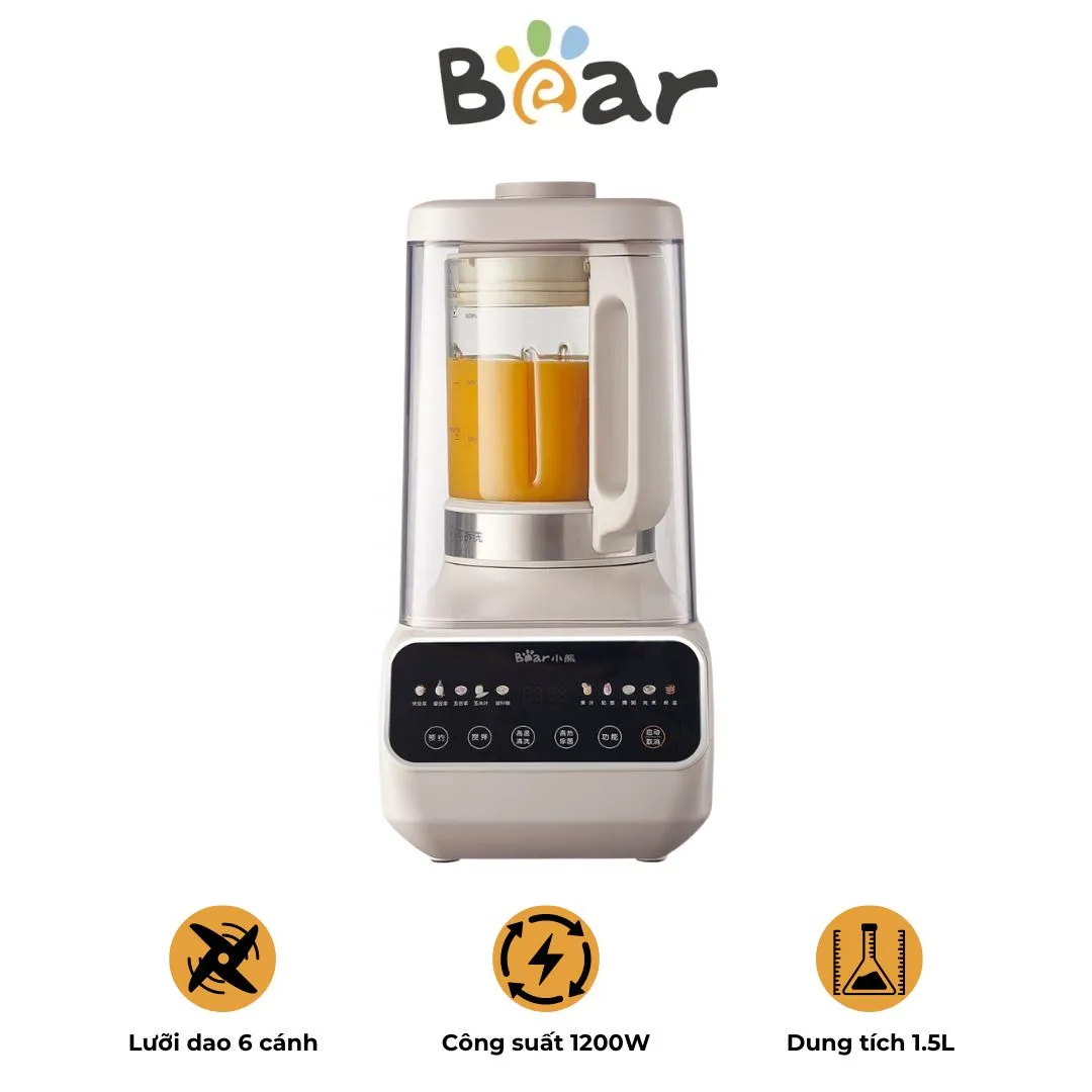 Máy làm sữa hạt đa năng BEAR PBJ-D08T1