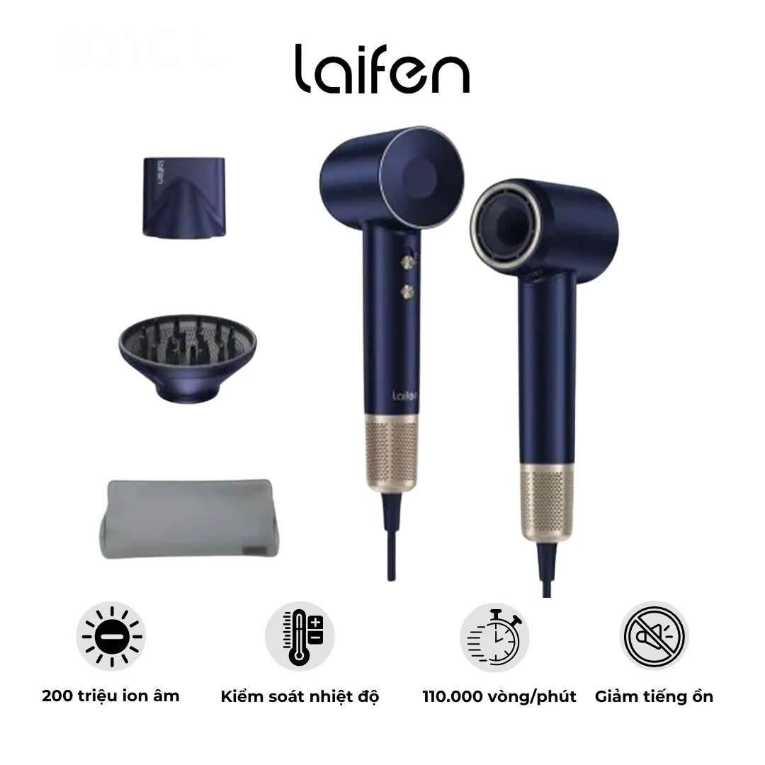 Máy sấy tóc Ion âm tốc độ cao Laifen Swift Premium