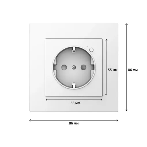 Ổ cắm âm tường thông minh Aqara Wall Outlet H2 EU - AKIA Smart Home