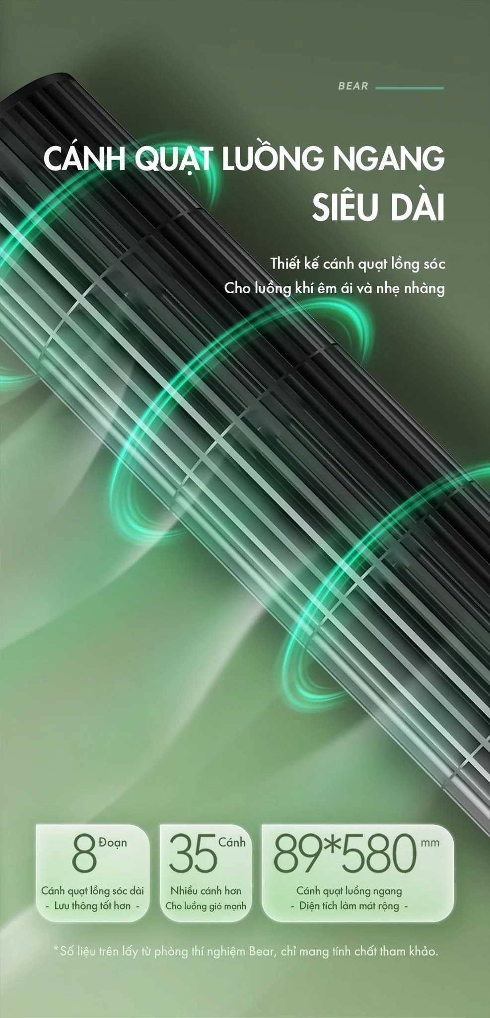 Quạt Tháp Điều Hòa Cao Cấp Bear Dfs-D40G1 5 Quạt Tháp Điều Hòa Cao Cấp Bear Dfs-D40G1 - Akia Smart Home