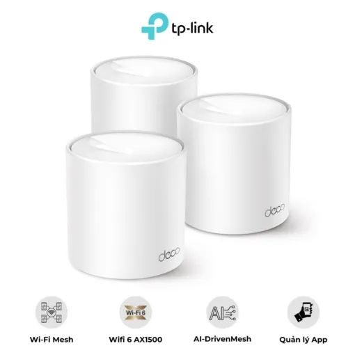Router Mesh Wifi 6 TP-Link Deco X10 AX1500 - AKIA Smart Home