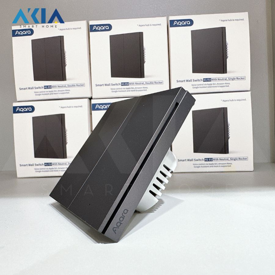 Công Tắc Aqara H1 Bản Quốc Tế Tương Thích Apple Homekit Màu Xám