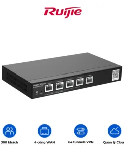 Bộ định tuyến PoE Reyee RG-EG305GH-P-E 5-Port quản lý trên nền tảng đám mây dành - AKIA Smart Home