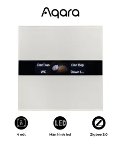Công tắc Aqara V1 Quintuple mặt kính sang trọng