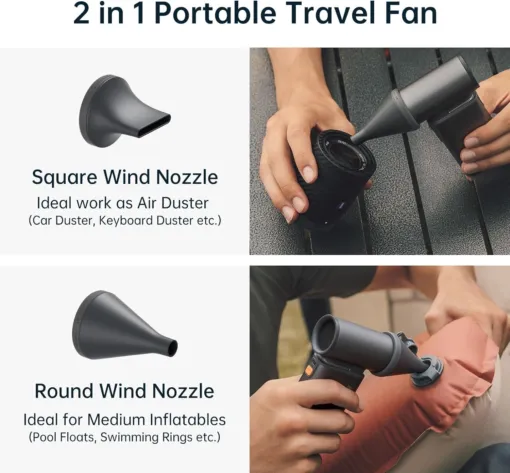 Quạt cầm tay Jisulife Pro1S vỏ hợp kim PRO 18W FA53 - AKIA Smart Home