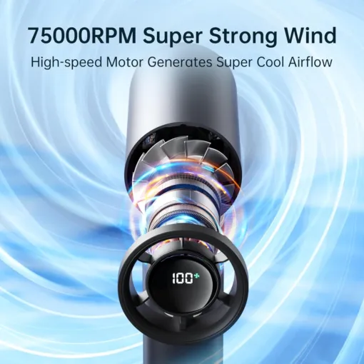 Quạt cầm tay Jisulife Pro1S vỏ hợp kim PRO 18W FA53 - AKIA Smart Home