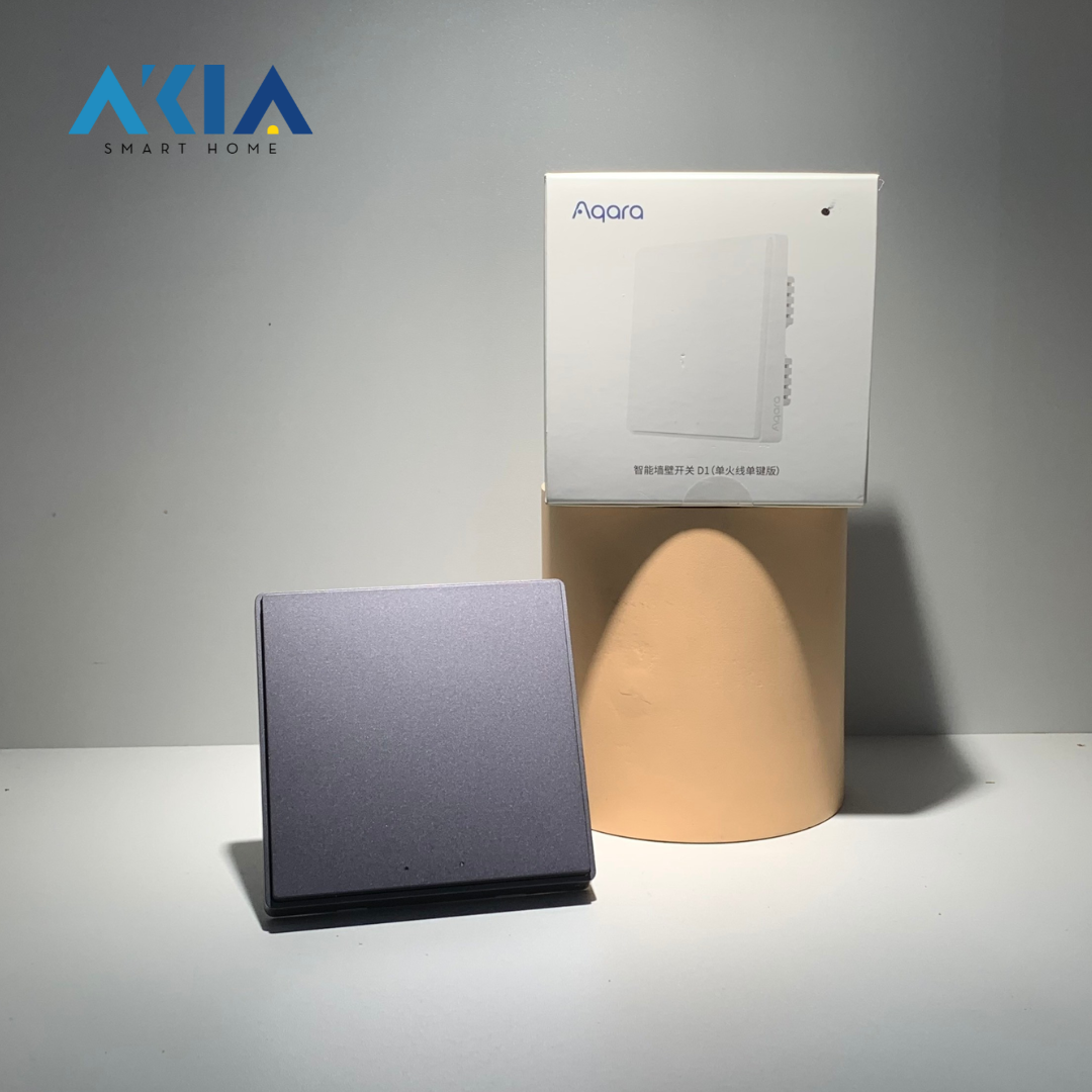 Công Tắc Thông Minh Âm Tường Aqara D1 - Màu Xám 1 Công Tắc Thông Minh Âm Tường Aqara D1 - Màu Xám