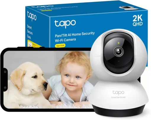 Camera an ninh WiFi xoay 360 trong nhà TP-Link Tapo C220