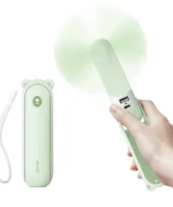 Quạt cầm tay mini Jisulife F8X tích hợp sạc dự phòng | AKIA