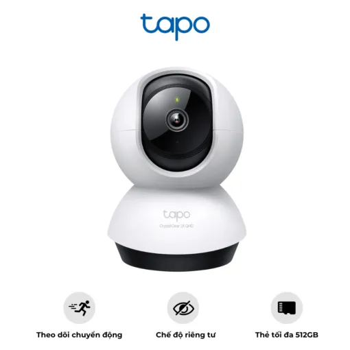 Camera an ninh WiFi xoay 360 trong nhà TP-Link Tapo C220