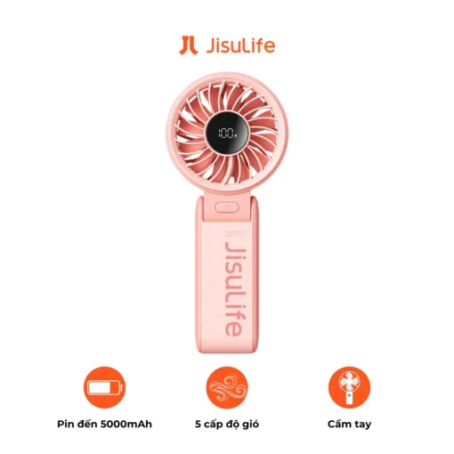 Quạt cầm tay JisuLife Life7 dạng gập - AKIA Smart Home