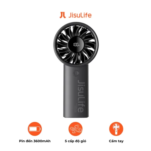 Quạt mini JisuLife Life4 cầm tay nhỏ gọn - AKIA Smart Home