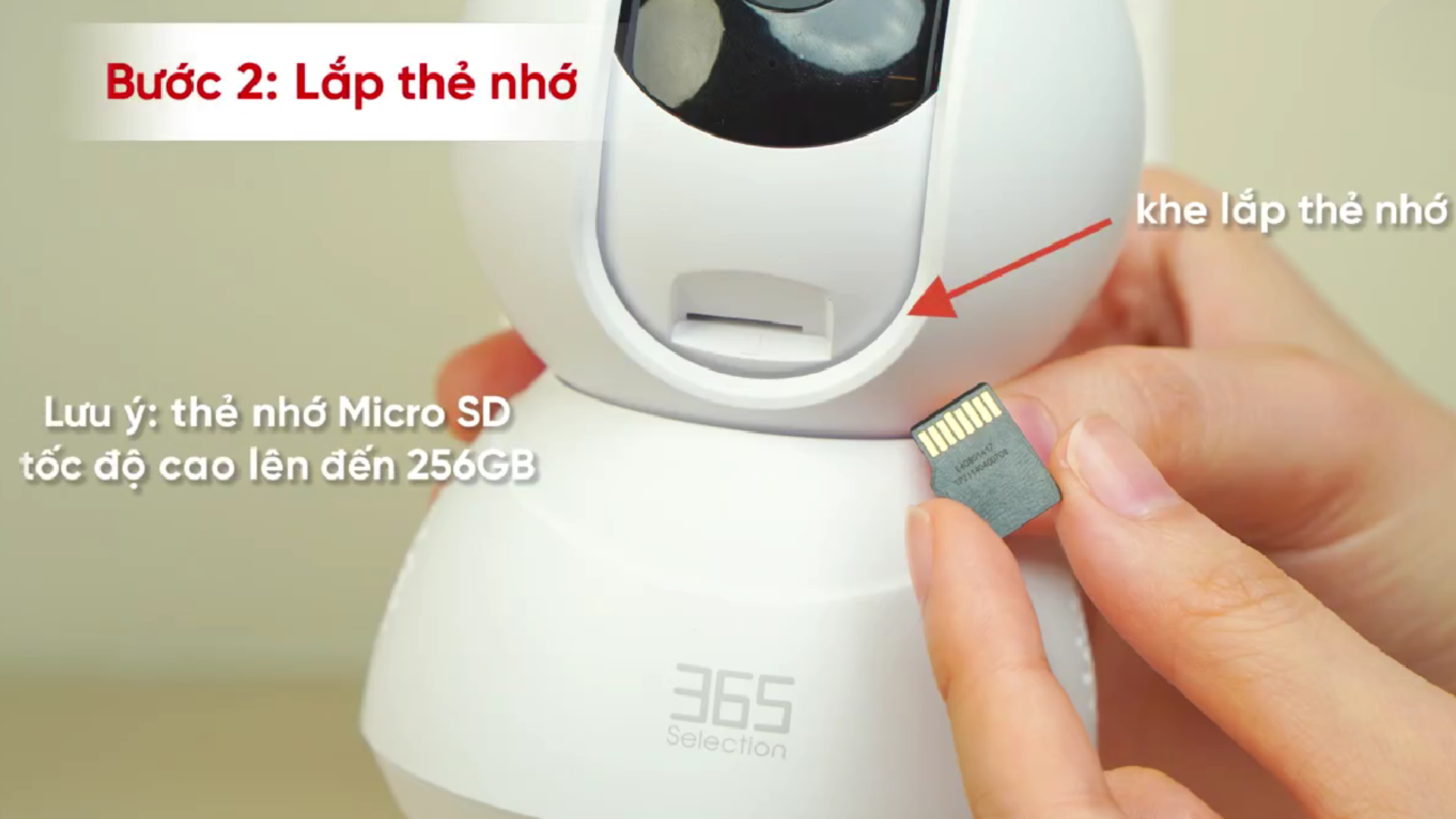 Camera Wifi Trong Nhà Thông Minh Selection C1